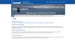 Desktop Screenshot of gass-transformatoren.de