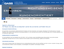 Tablet Screenshot of gass-transformatoren.de